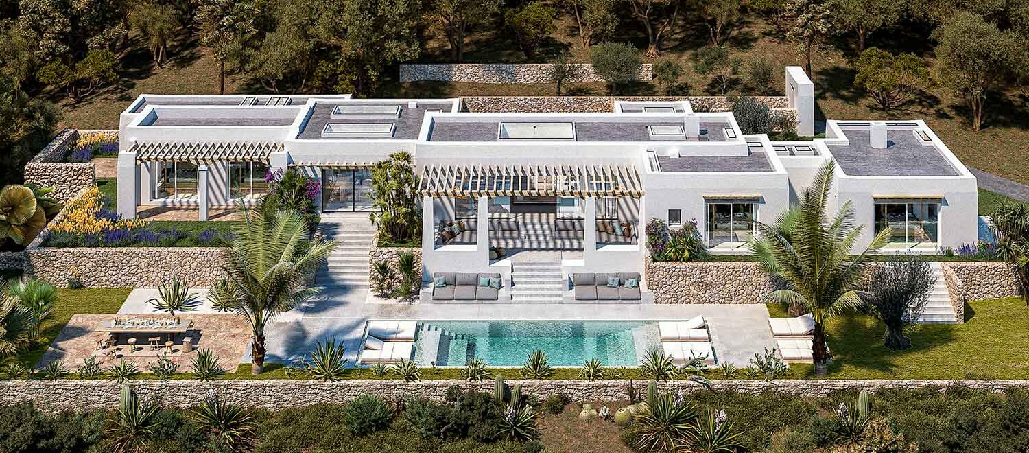 New home for sale designed by Blakstad in Ibiza