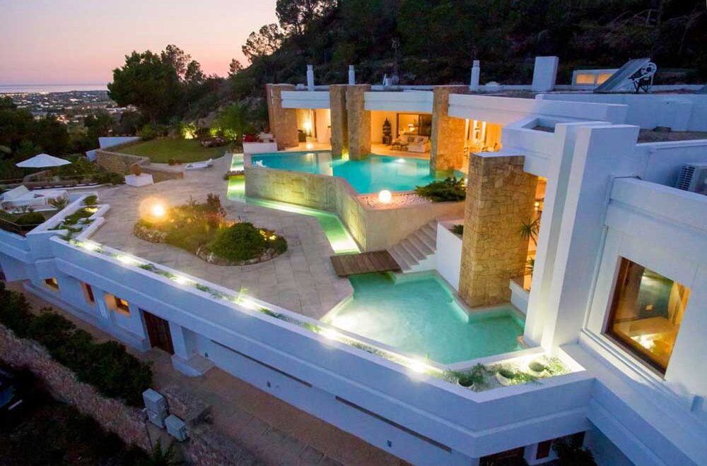 Huge villa with spectacular sea views in Ibiza